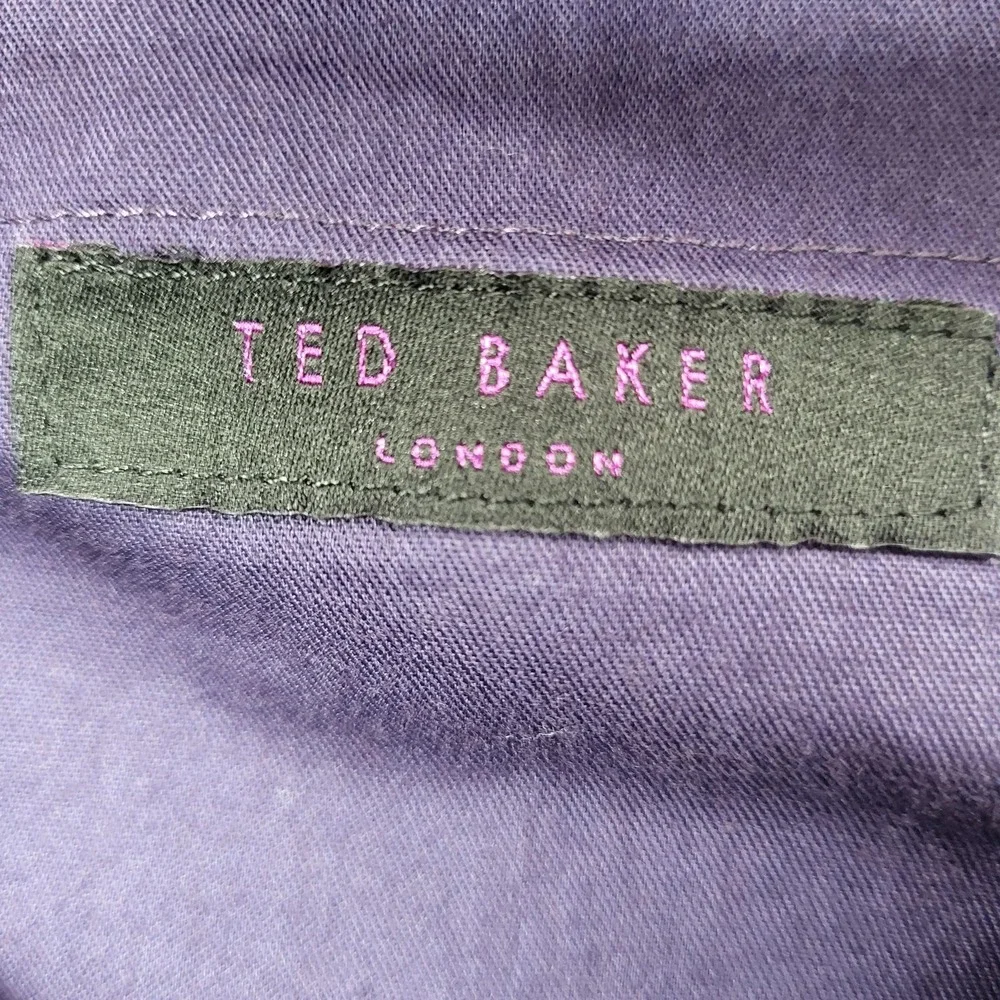 Ted Baker Suit‎ Pants Mens 36x34 Blue Wool Jerome Slim Fit Made In Canada